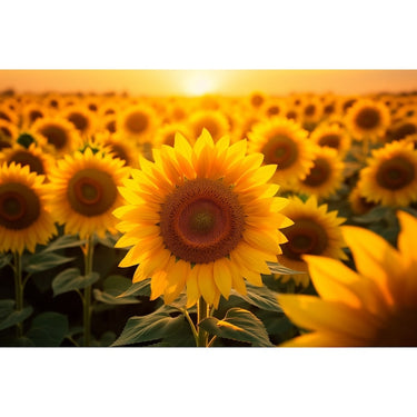 Sunflower Sunset painting
